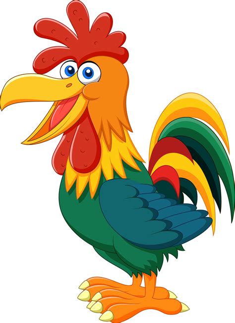 the cartoon rooster